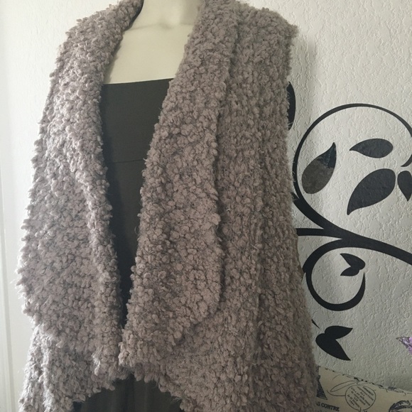 Altar’d State | nubby vest duster size extra small / tan brown - Picture 2 of 15